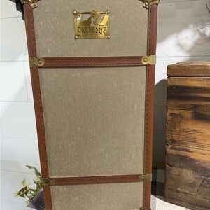 Pleasant Company Tan and Brown Trunk